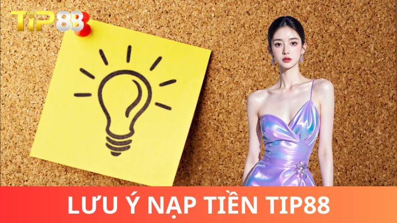 Lưu ý cần nhớ quan trọng khi nạp tiền Tip88
